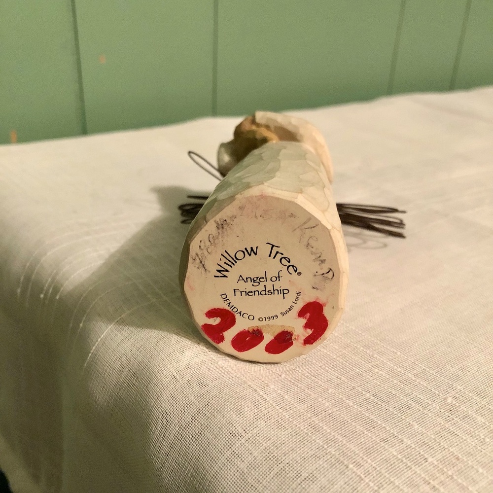 Willow Tree Angel Of Friendship With Puppy Susan Lordi Vintage 1999 Demdaco - Picture 5 of 5